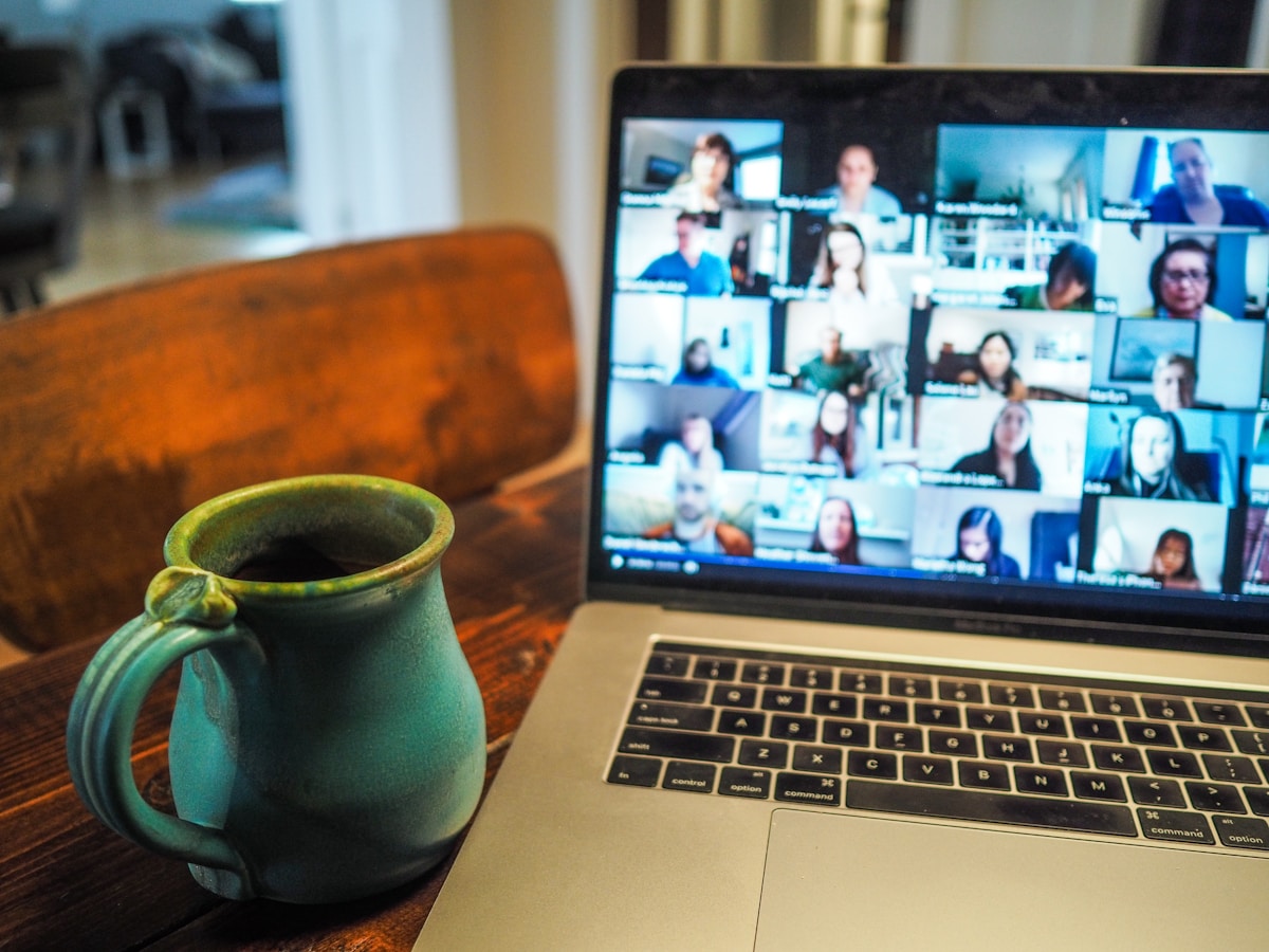 Learner identifying AI income opportunities on a laptop